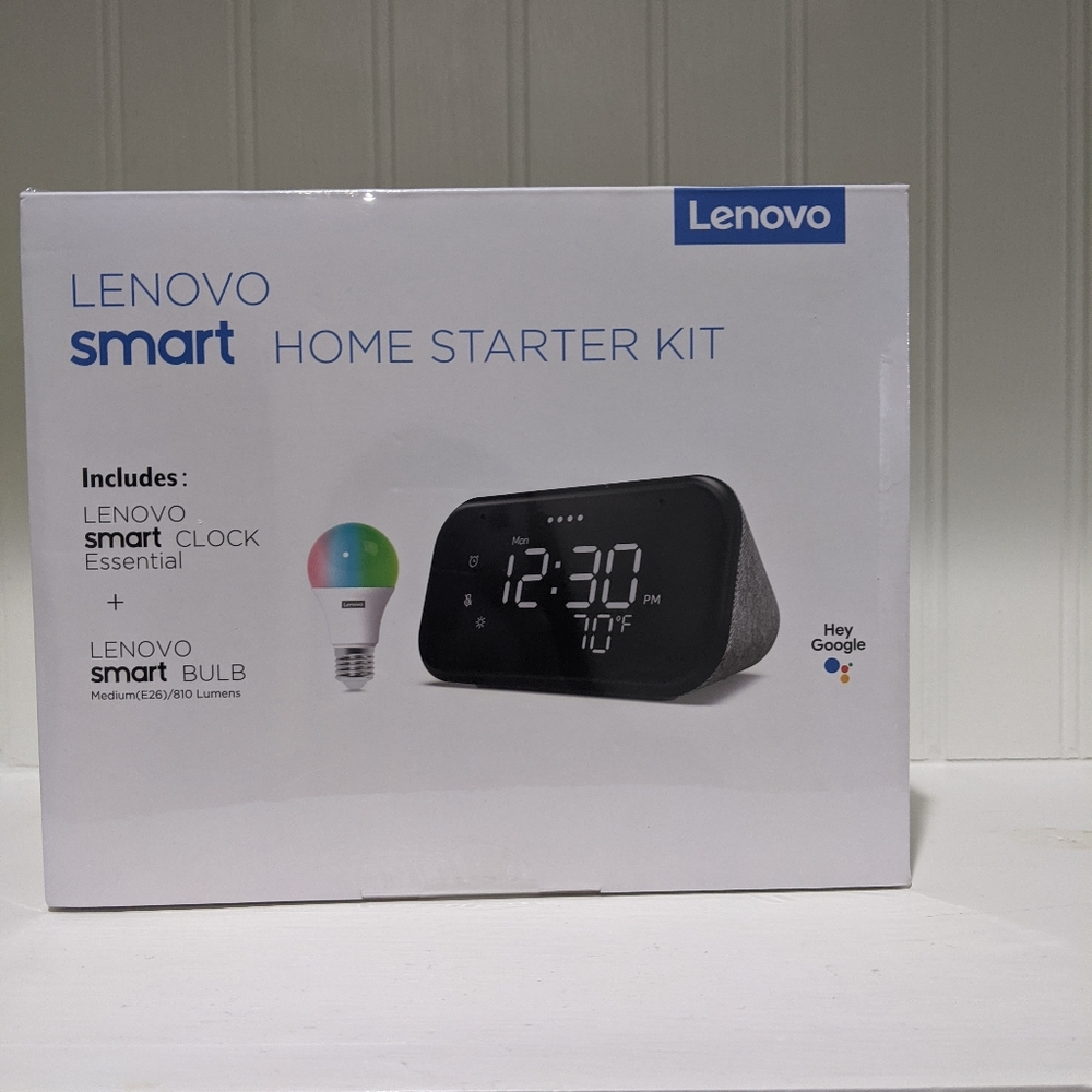 Lenovo smart clock + smart bulb
